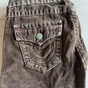 Size 26 True Religion corduroy bell bottoms!